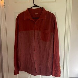 Red Button-Up Shirt